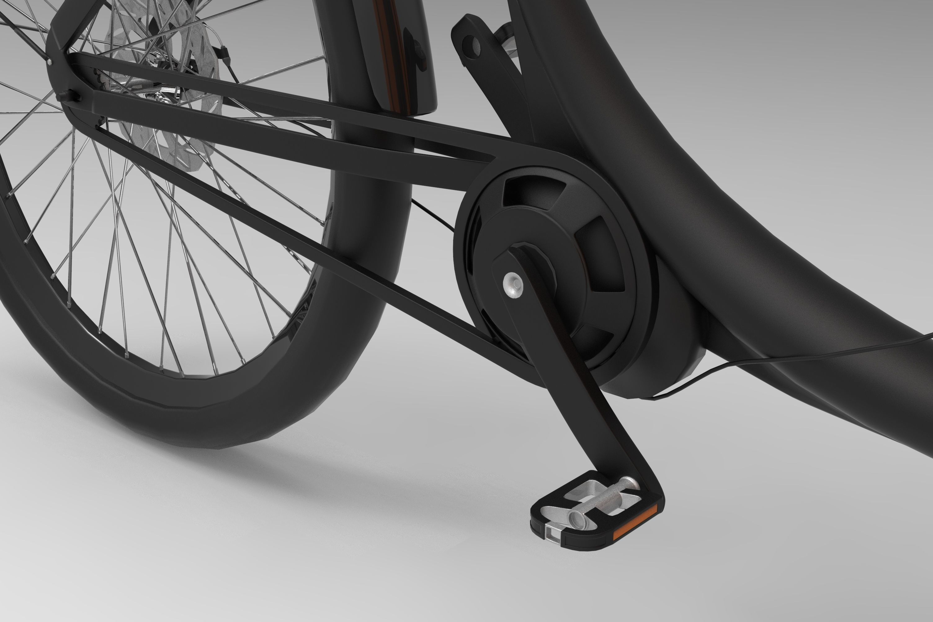 Vogue Superior Deluxe Cargo Bike 3D model_6