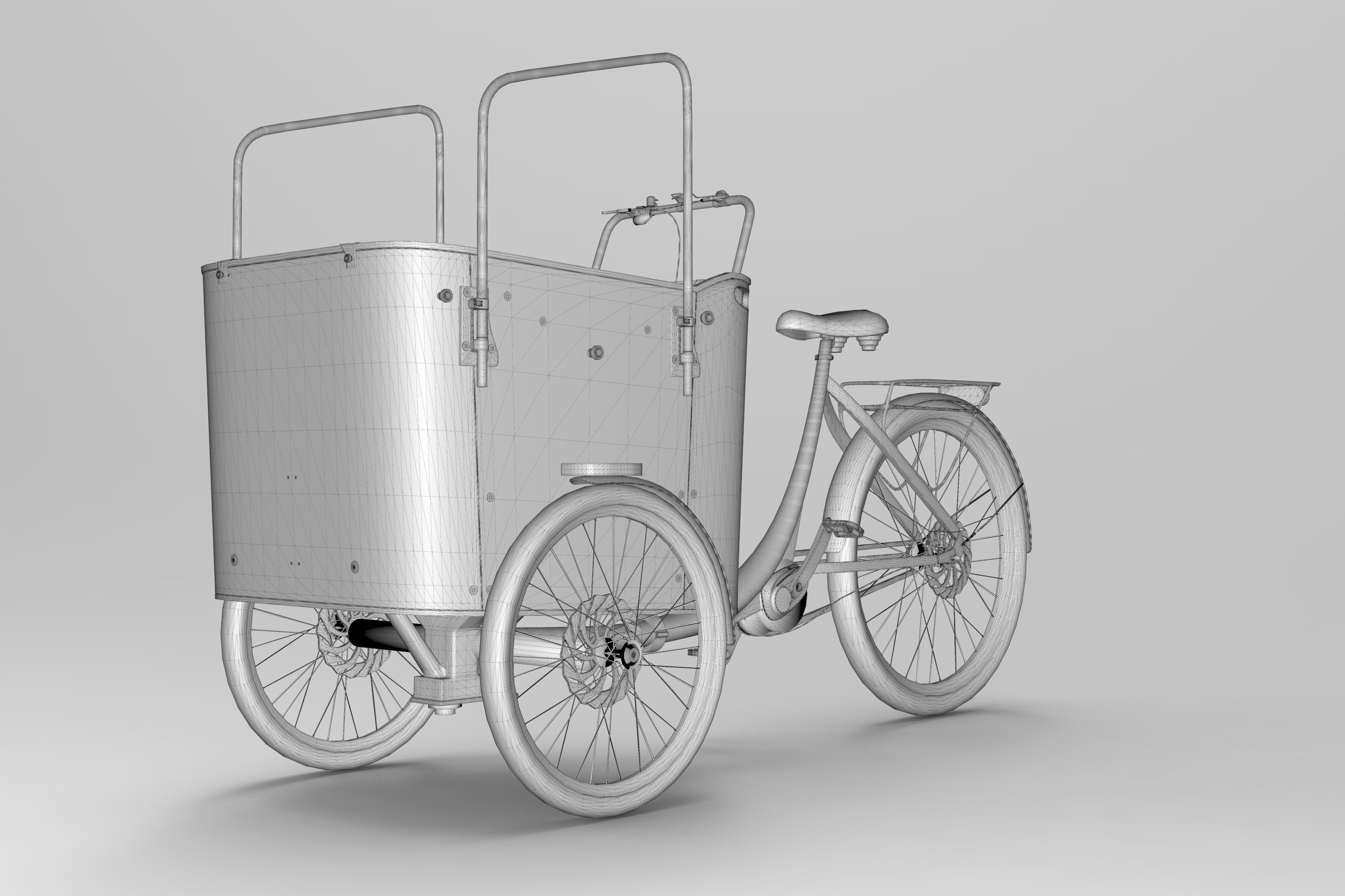 Vogue Superior Deluxe Cargo Bike 3D model_10