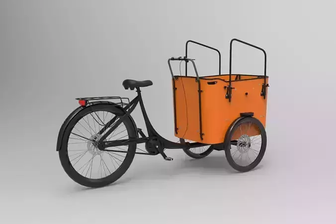 Vogue Superior Deluxe Cargo Bike 3D model