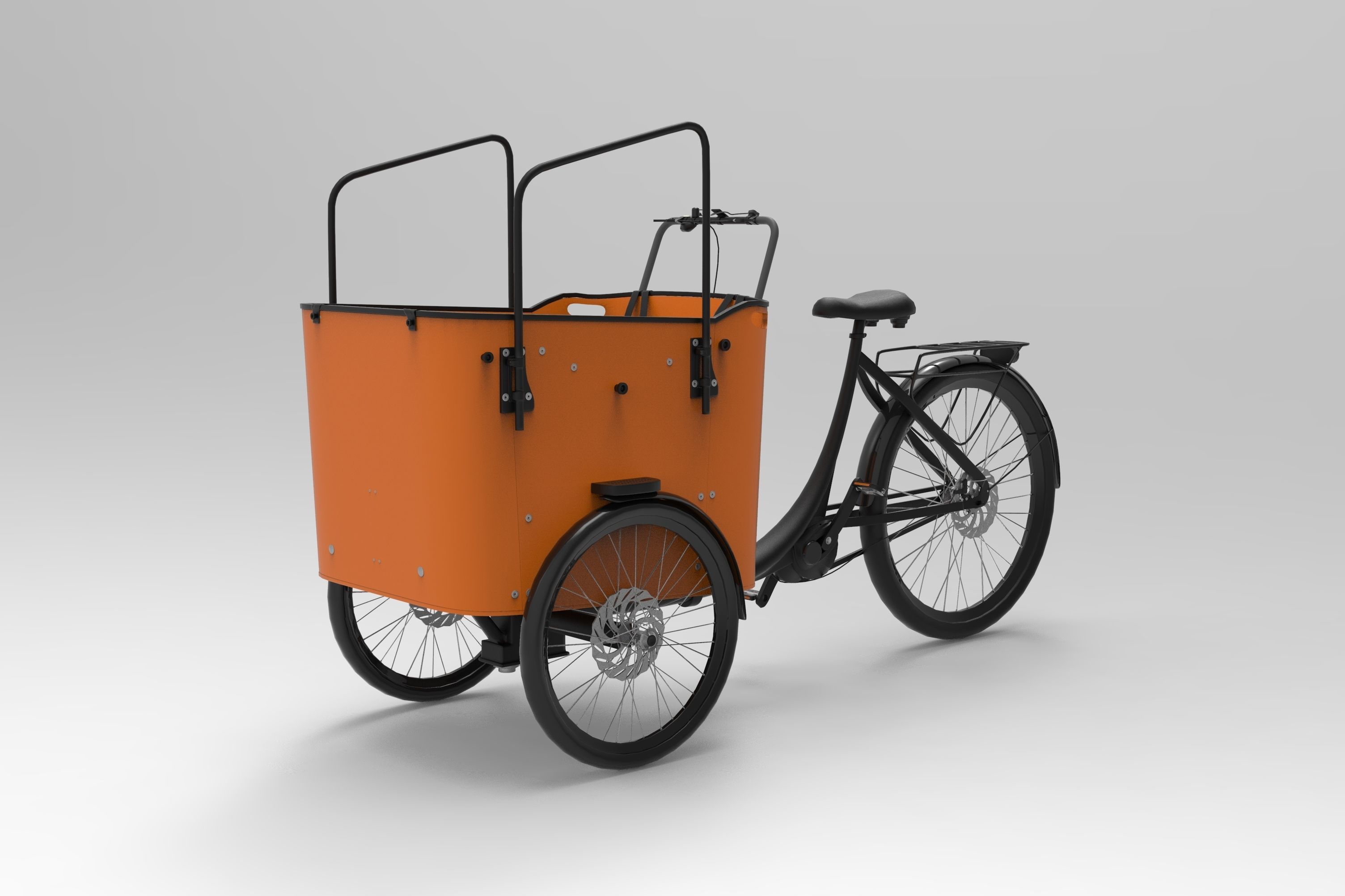 Vogue Superior Deluxe Cargo Bike 3D model_2