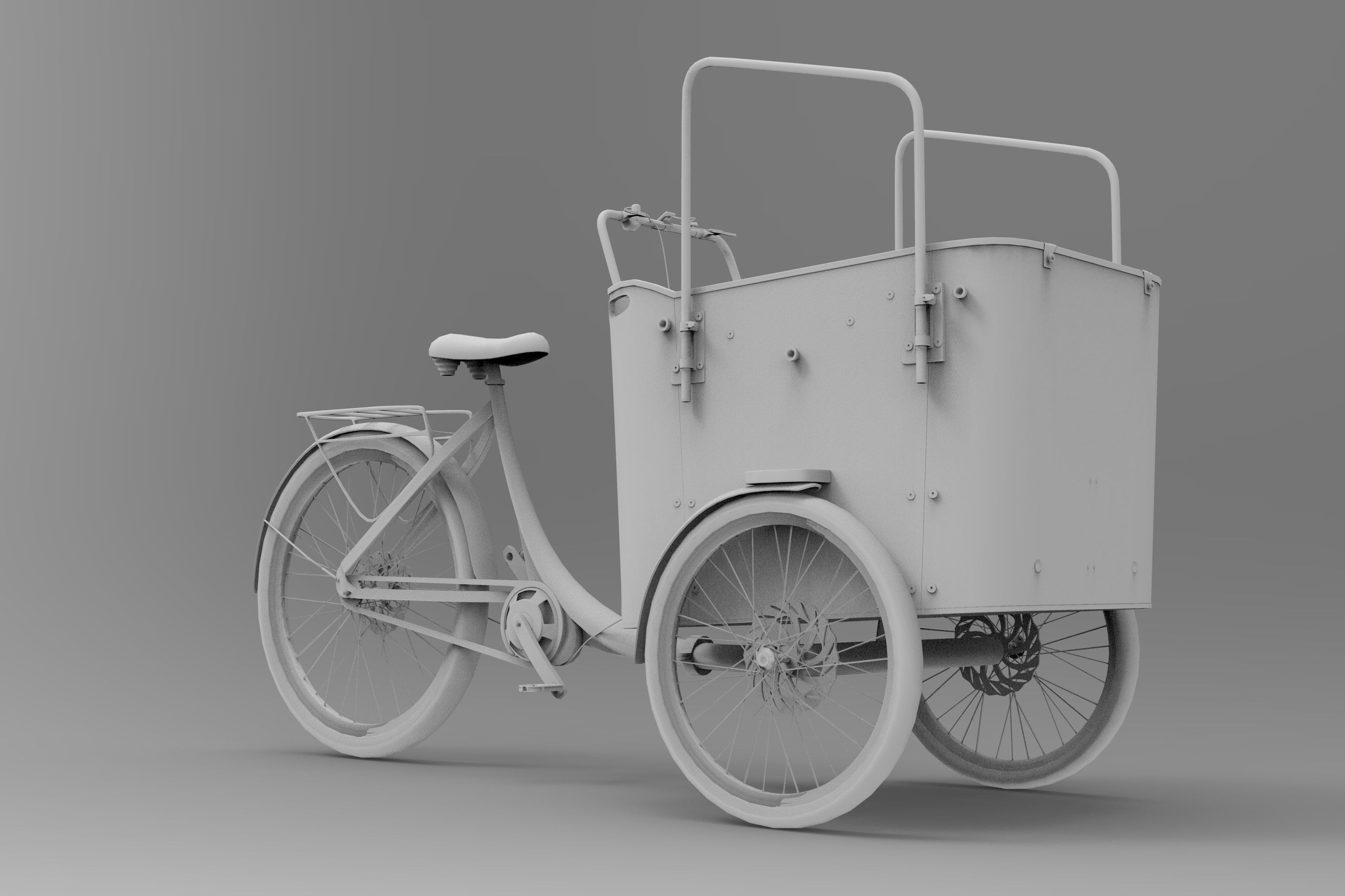 Vogue Superior Deluxe Cargo Bike 3D model_15