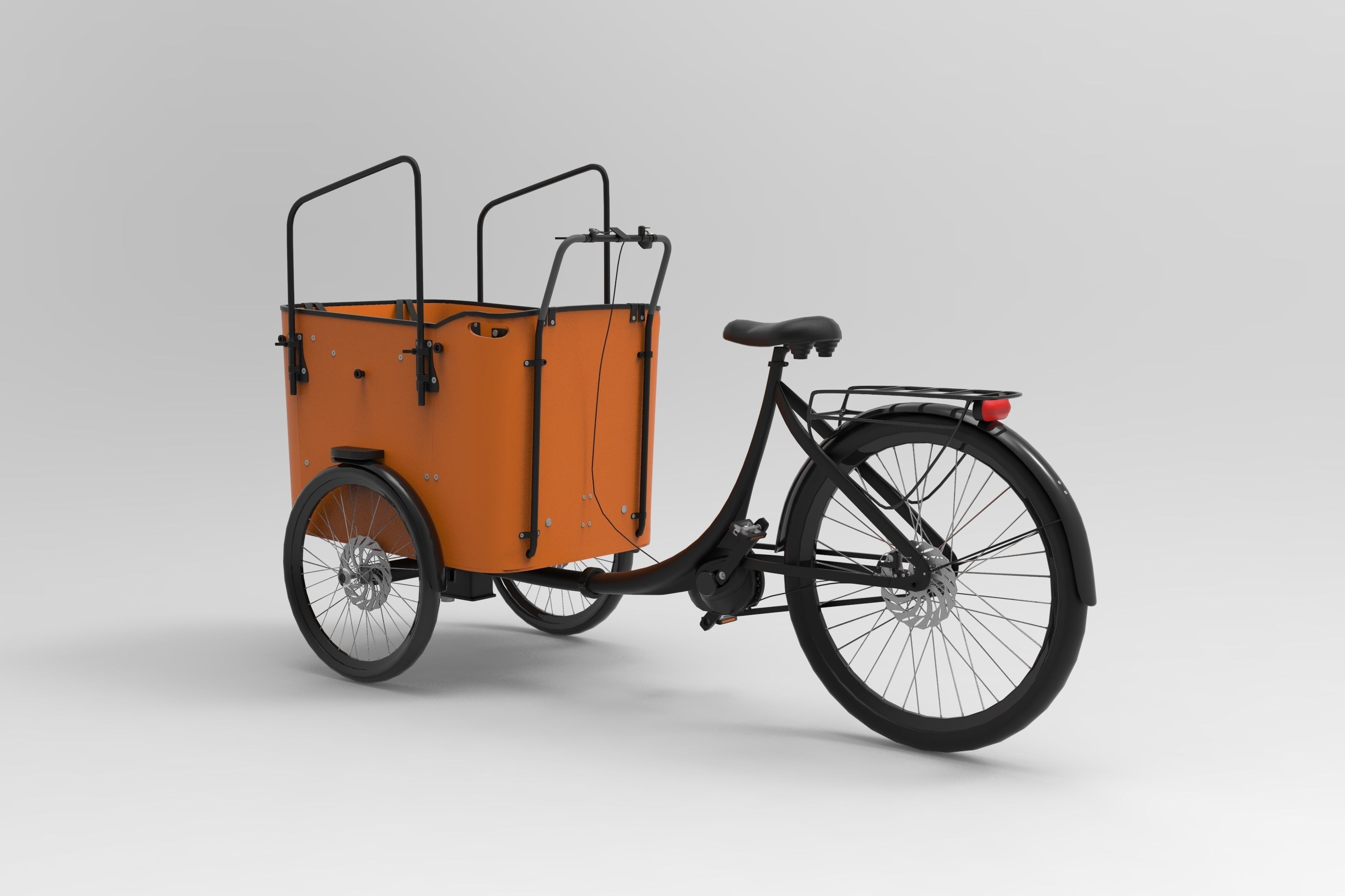 Vogue Superior Deluxe Cargo Bike 3D model_1