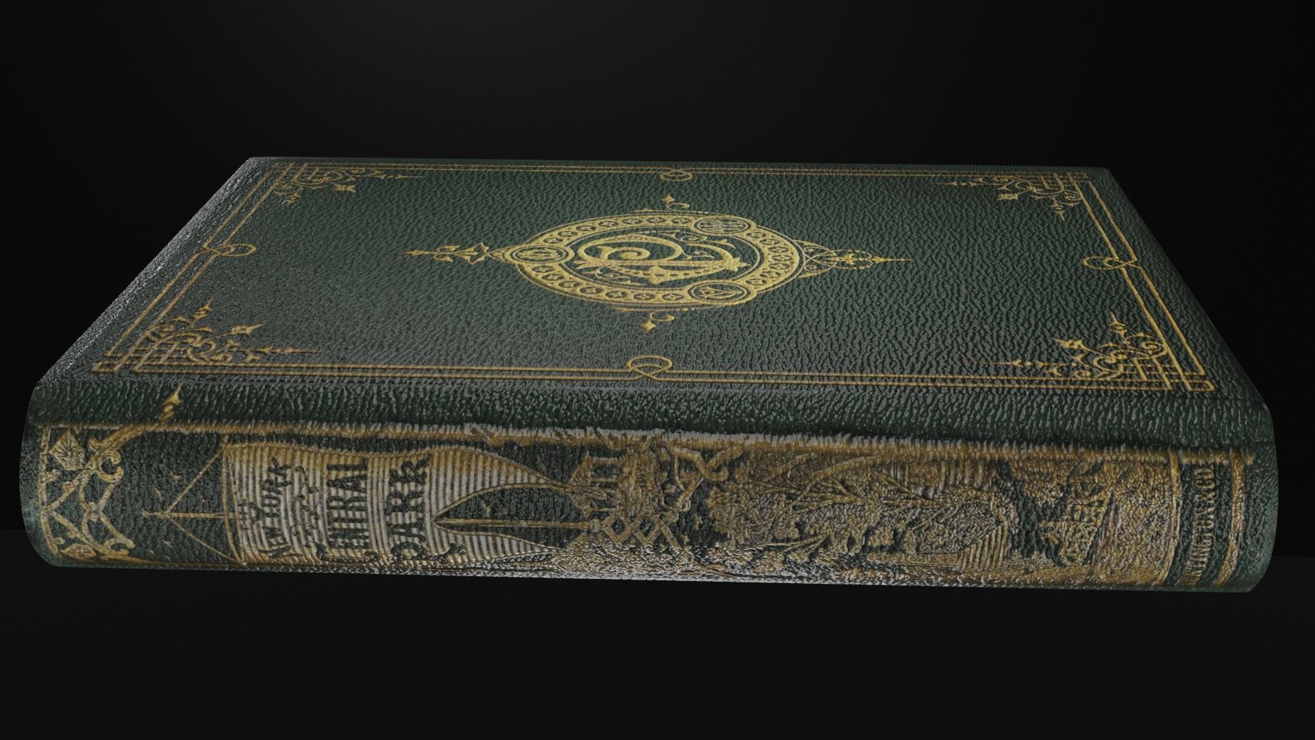 books book Free low-poly 3D model_2