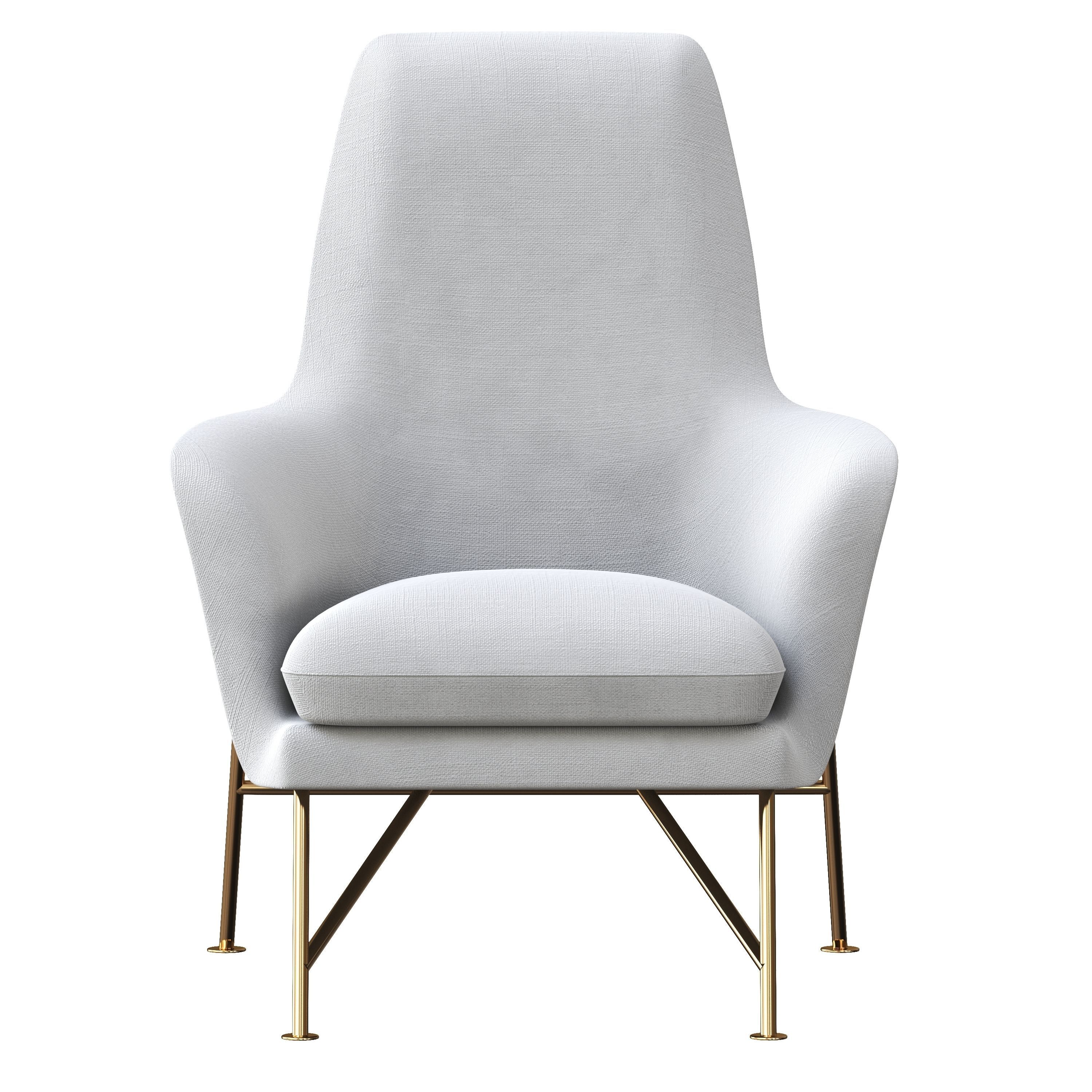 Prince Armchair 3D model_1