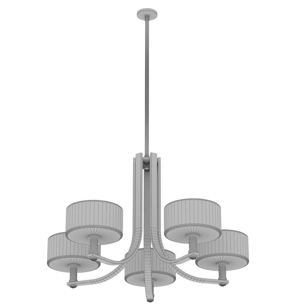 Lighting New York Sunset Drive Chandelier 3D model_7