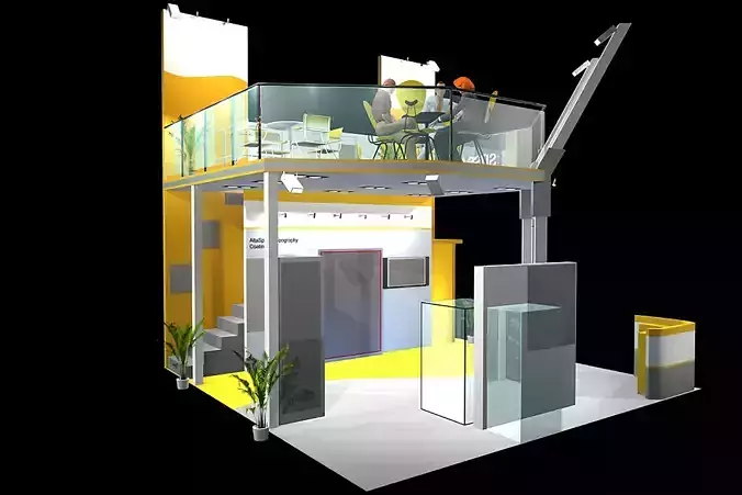 DOUBLE DECKER EXHIBITION BOOTH STAND