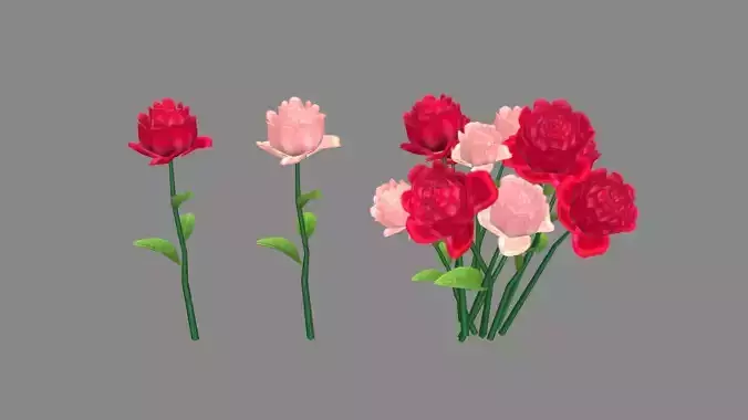 a bunch of roses