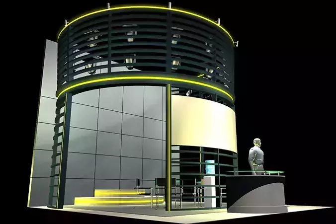  3 SIDE OPEN EXHBITION STAND