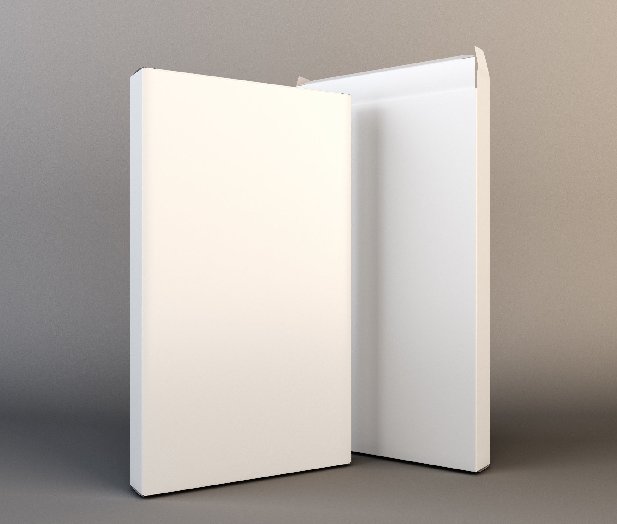 set of pills in packages Low-poly 3D model_4