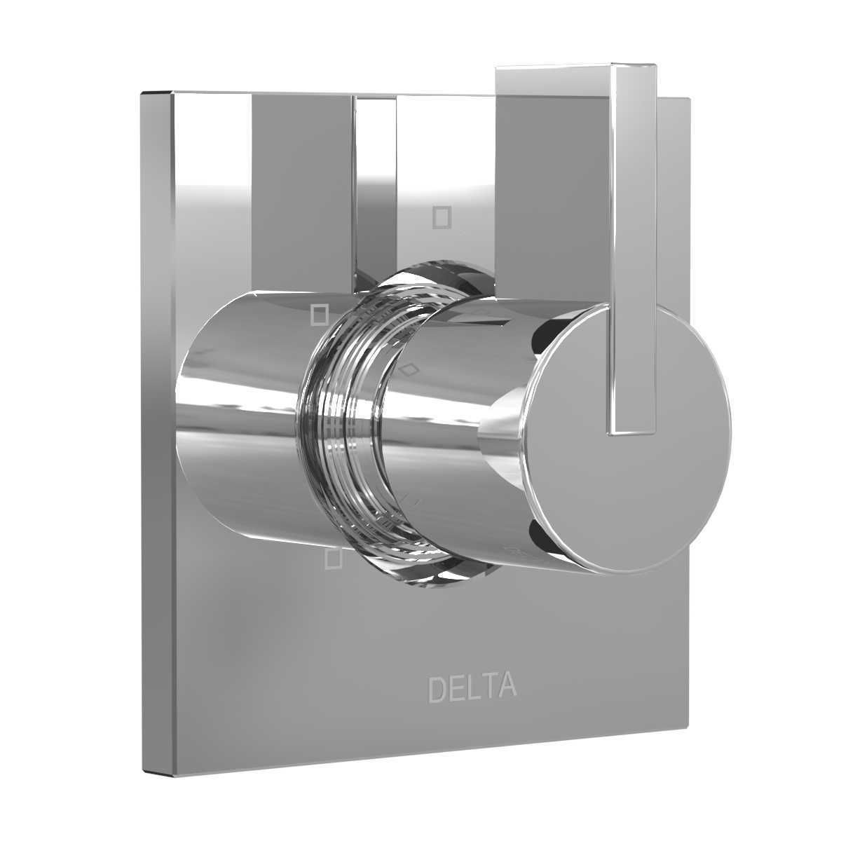 Delta faucet shower mixer 3D model_2