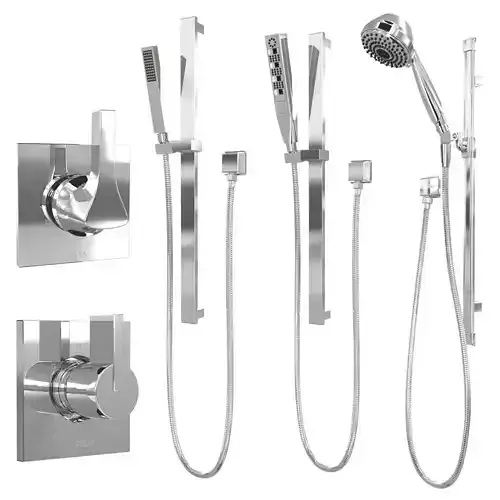 Delta faucet shower mixer 3D model