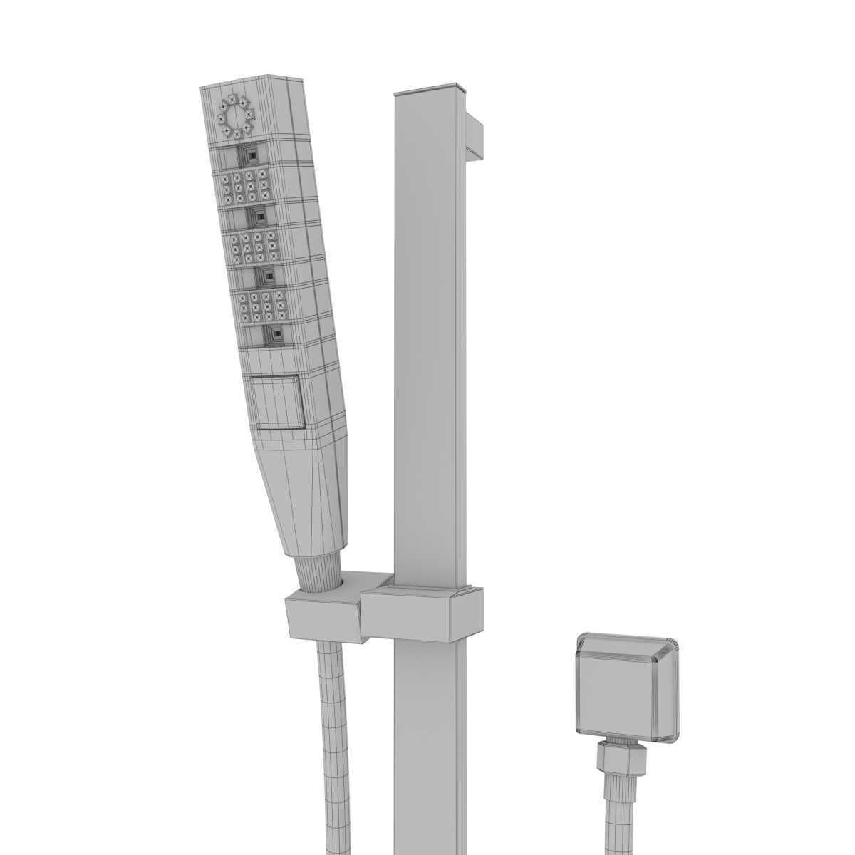 Delta faucet shower mixer 3D model_12