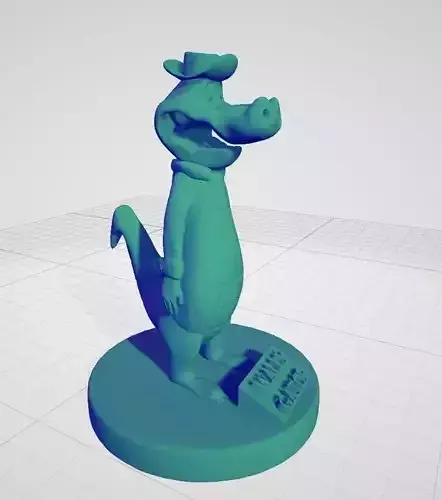 Wally Gator 3D print model