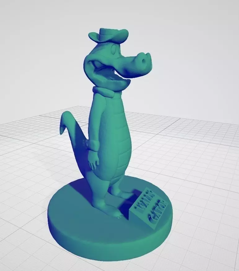 Wally Gator 3D print model_0