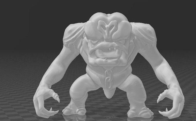 Star Wars Muchi Rancor figure 3D print model