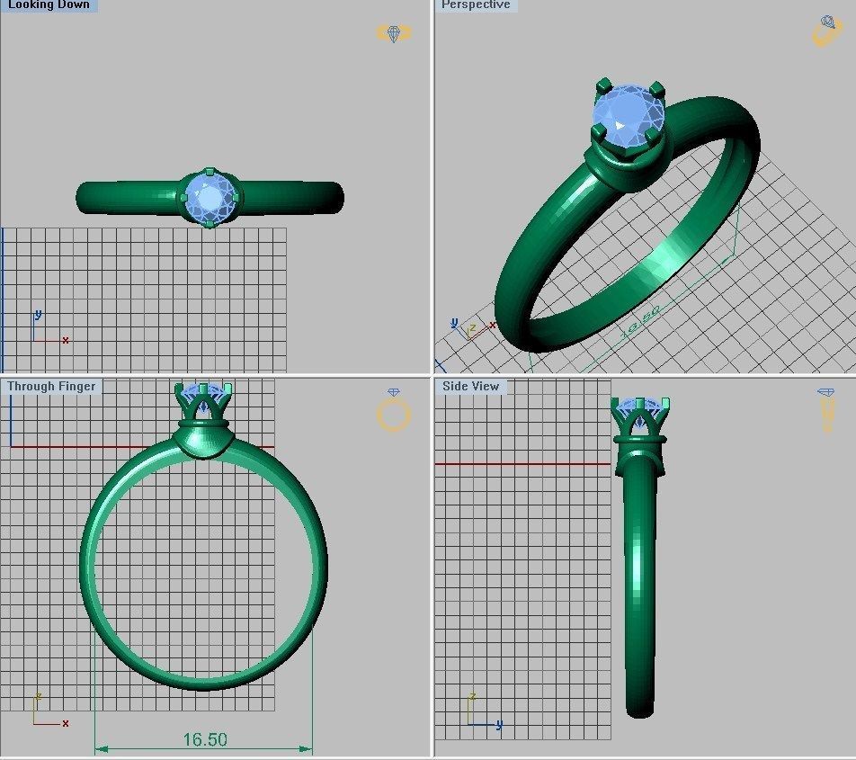 Ring ready for 3d print 3D print model_2