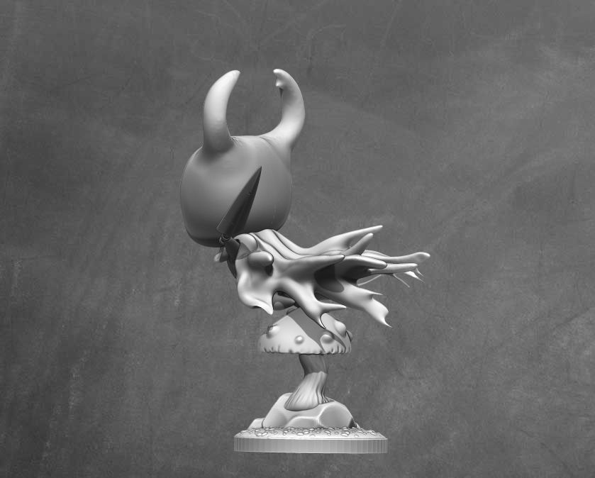 Diorama Hollow knight vs Hornet mais brinde  3D print model_4