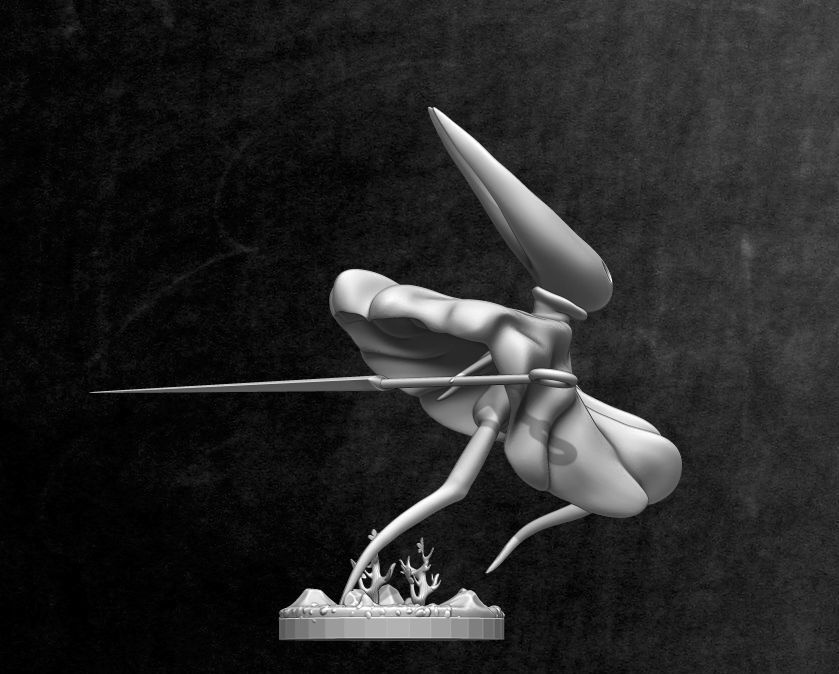 Diorama Hollow knight vs Hornet mais brinde  3D print model_10