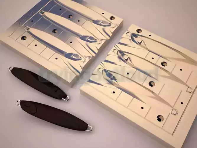 180-200-250 Gr DM Force Slow Pitch Metal Jig Mold