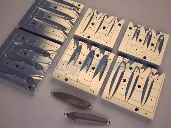 40-250 Gr DM Force Slow Pitch Metal Jig Mold Packs