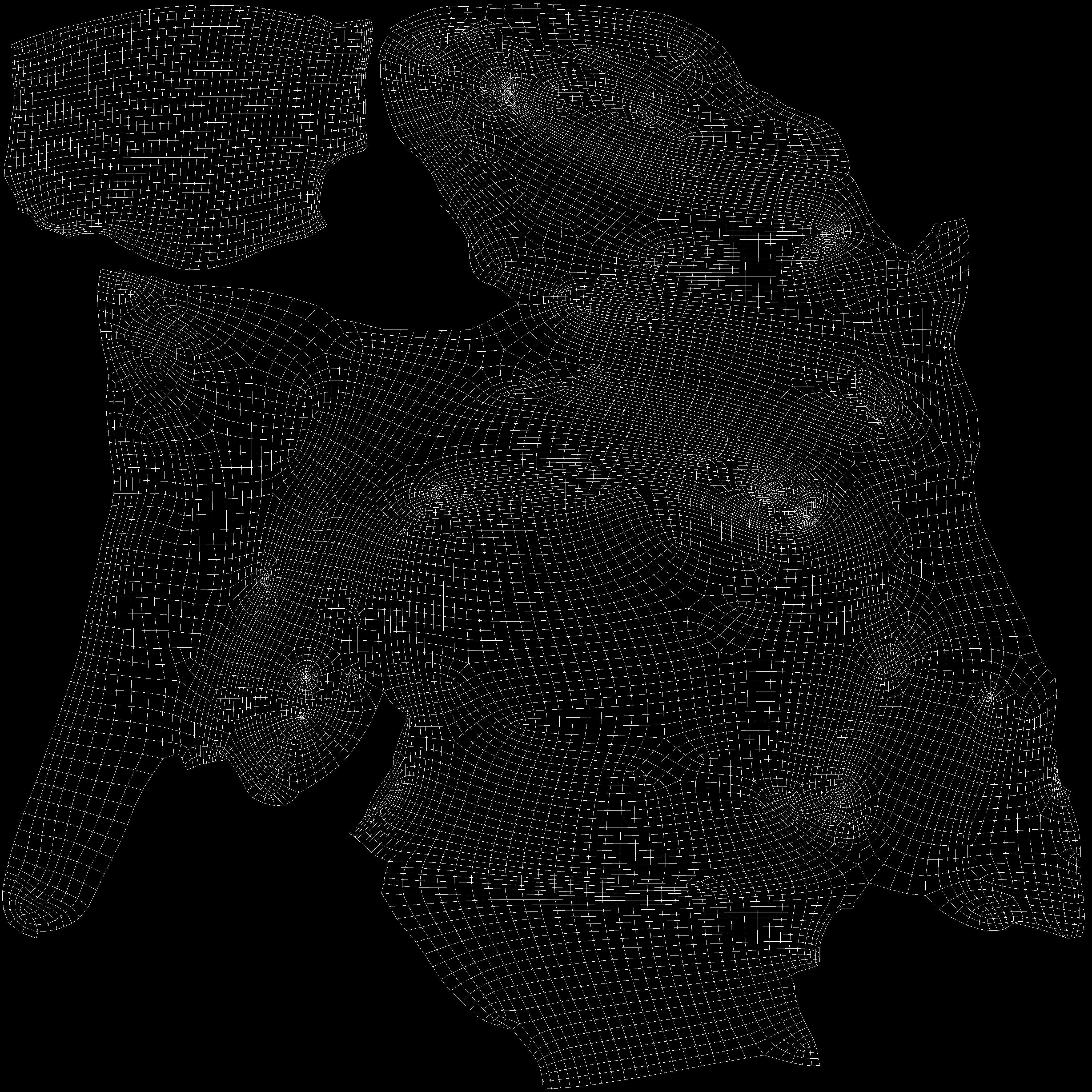 Folded Towel Low Poly Game Ready Scanned Low-poly 3D model_24