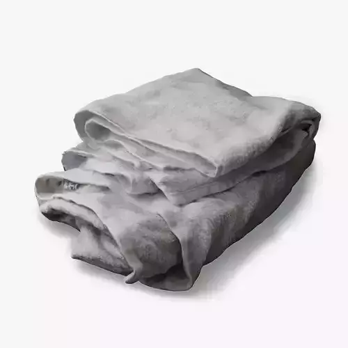 Folded Towel Low Poly Game Ready Scanned