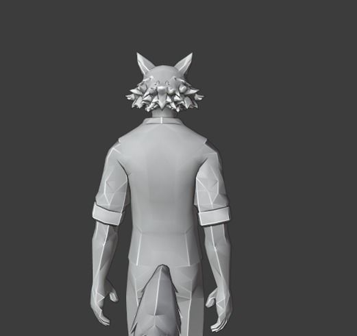 Legosi Beastars  Anime  Low-poly 3D model_13