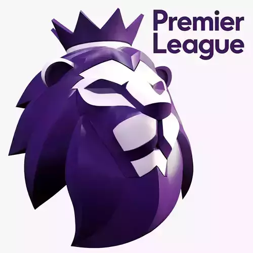 English Premier League logo 3D print model