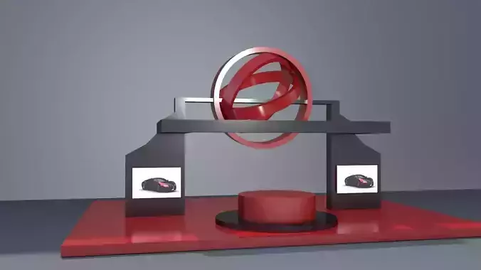 2 different versions 3d Exhibition Stand or Hall Design