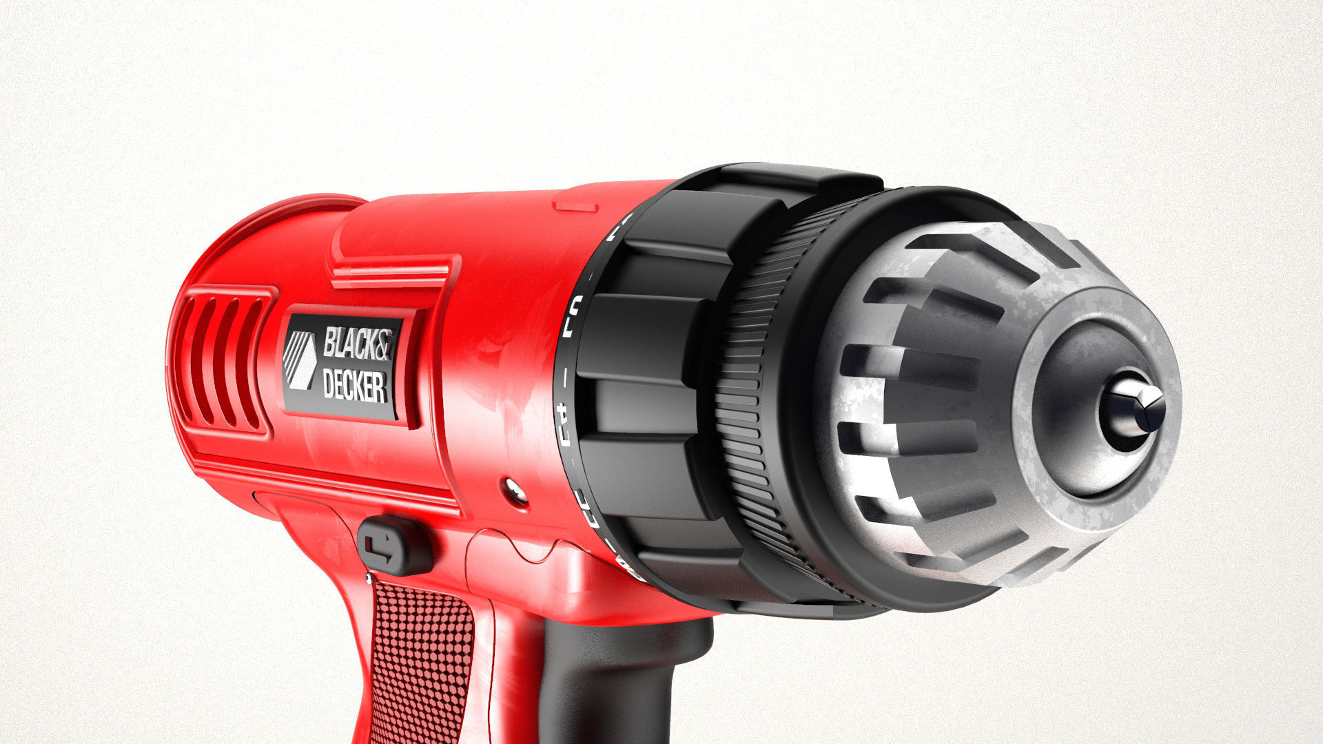 Cordless drill Black andDecker 3D model_4