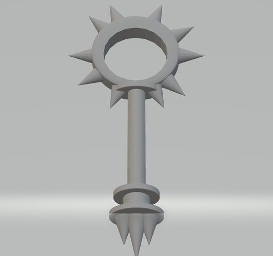 Sabbat Mace Cosplay Free 3D print model