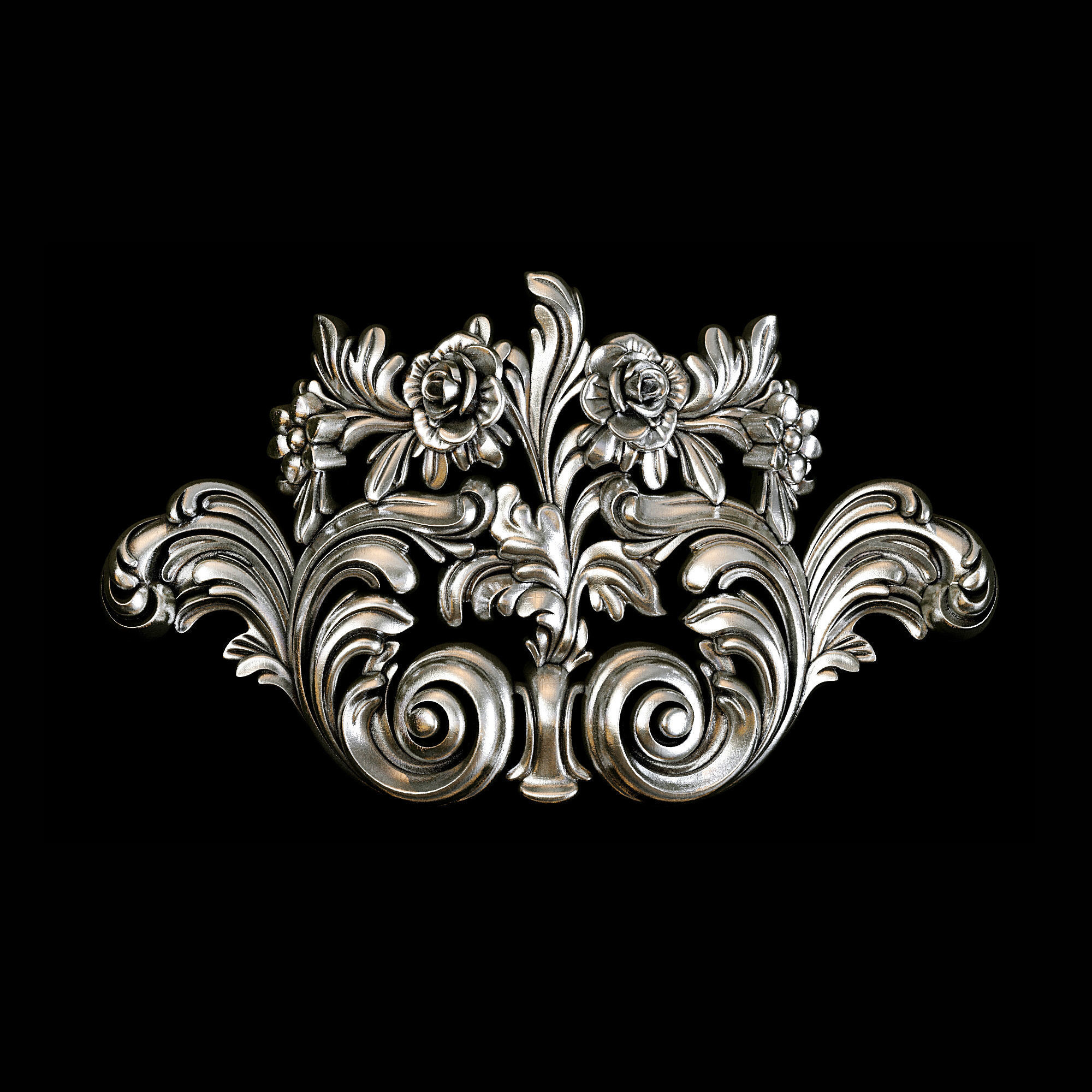 Classic carved 063 3D model_1