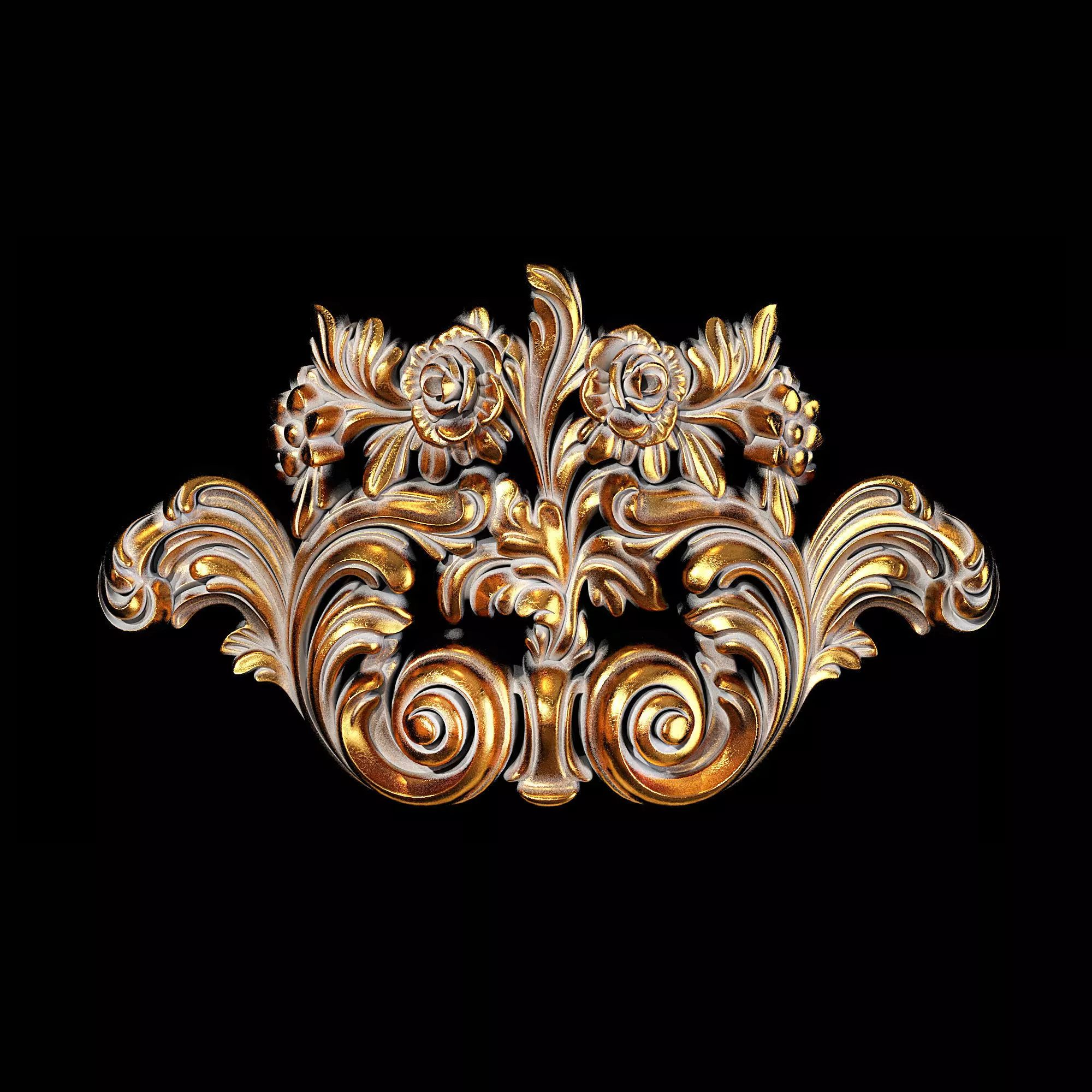 Classic carved 063 3D model_0