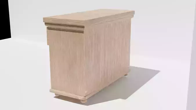 Solid Wood Hall Chest 