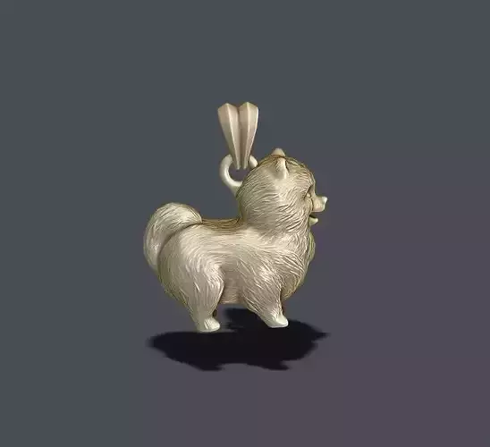 Pomeranian Spitz pendant
