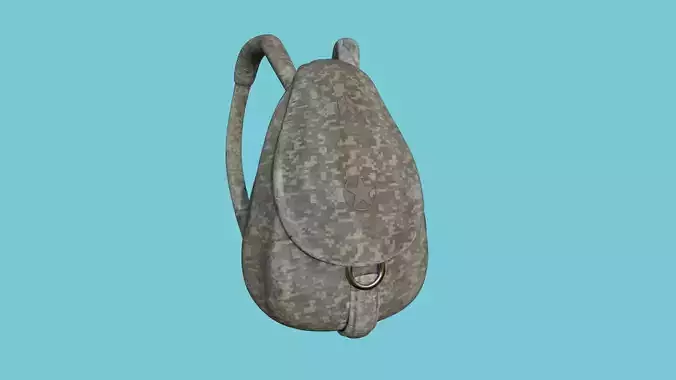 Digital Camouflage Backpack - Character Fashion Design