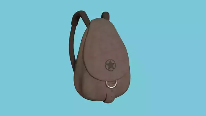 Star Leather Backpack - Character Fashion Design
