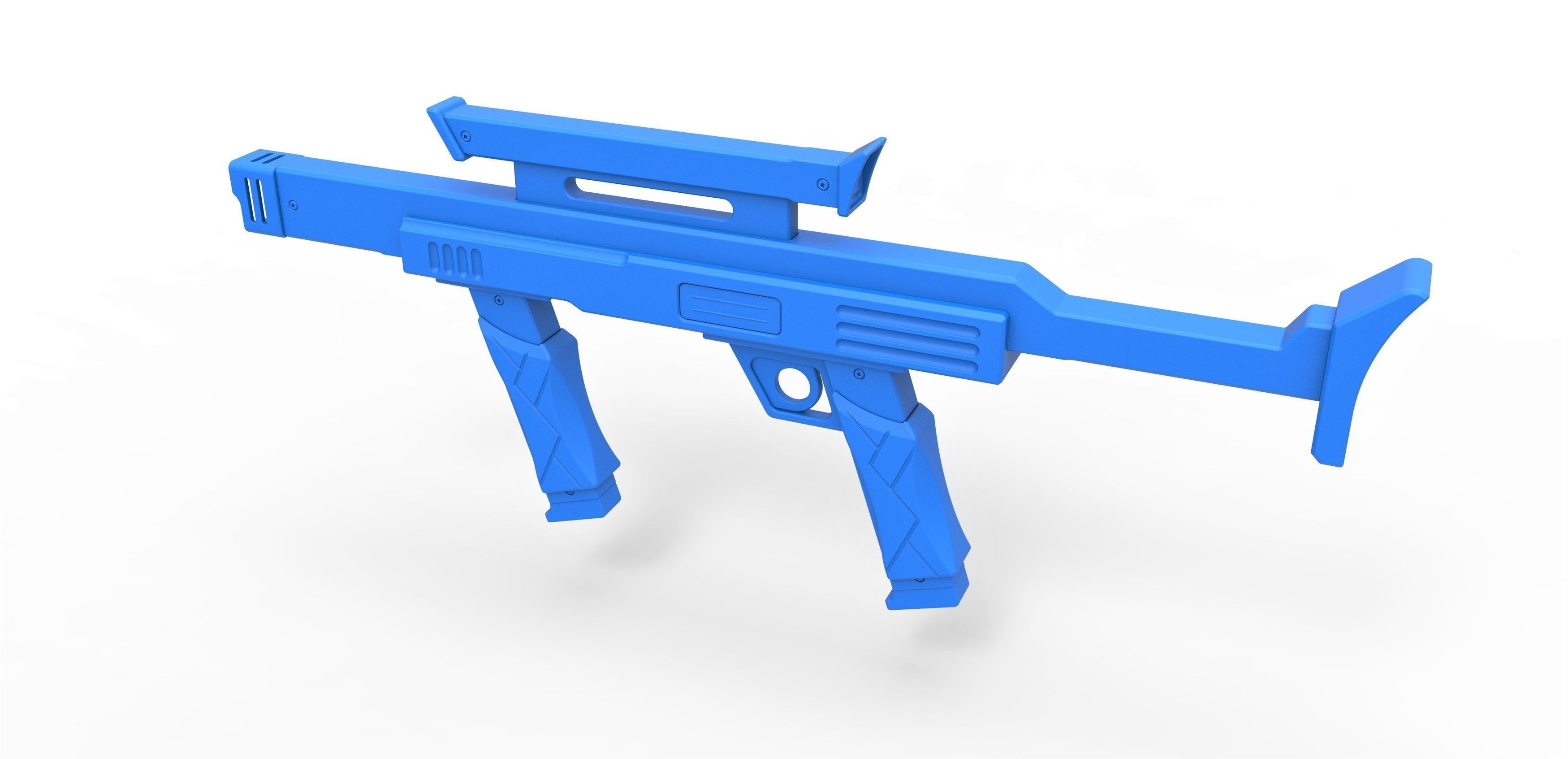 Security blaster rifle from the movie Lost in space 1998 3D model_19