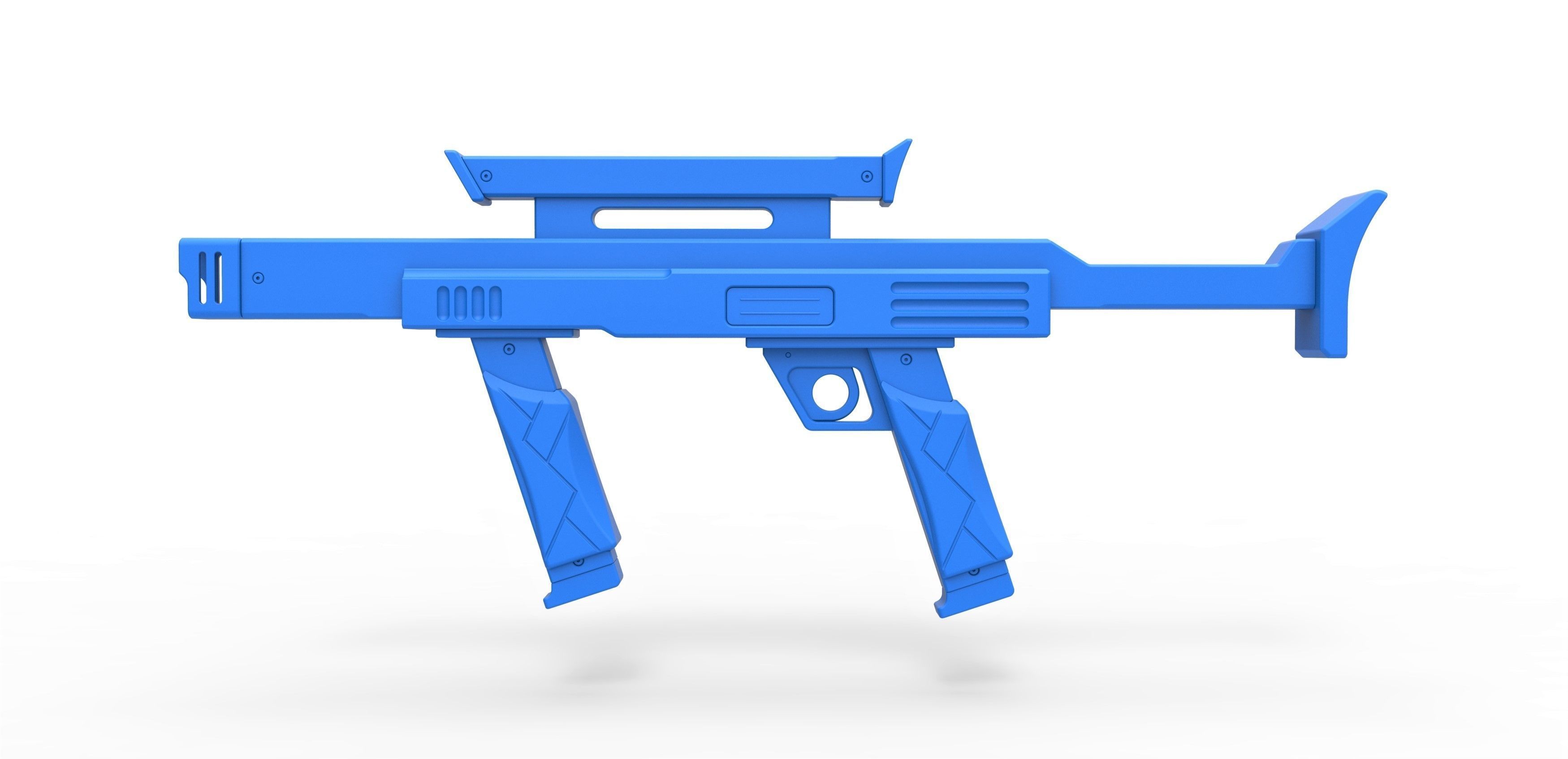 Security blaster rifle from the movie Lost in space 1998 3D model_16