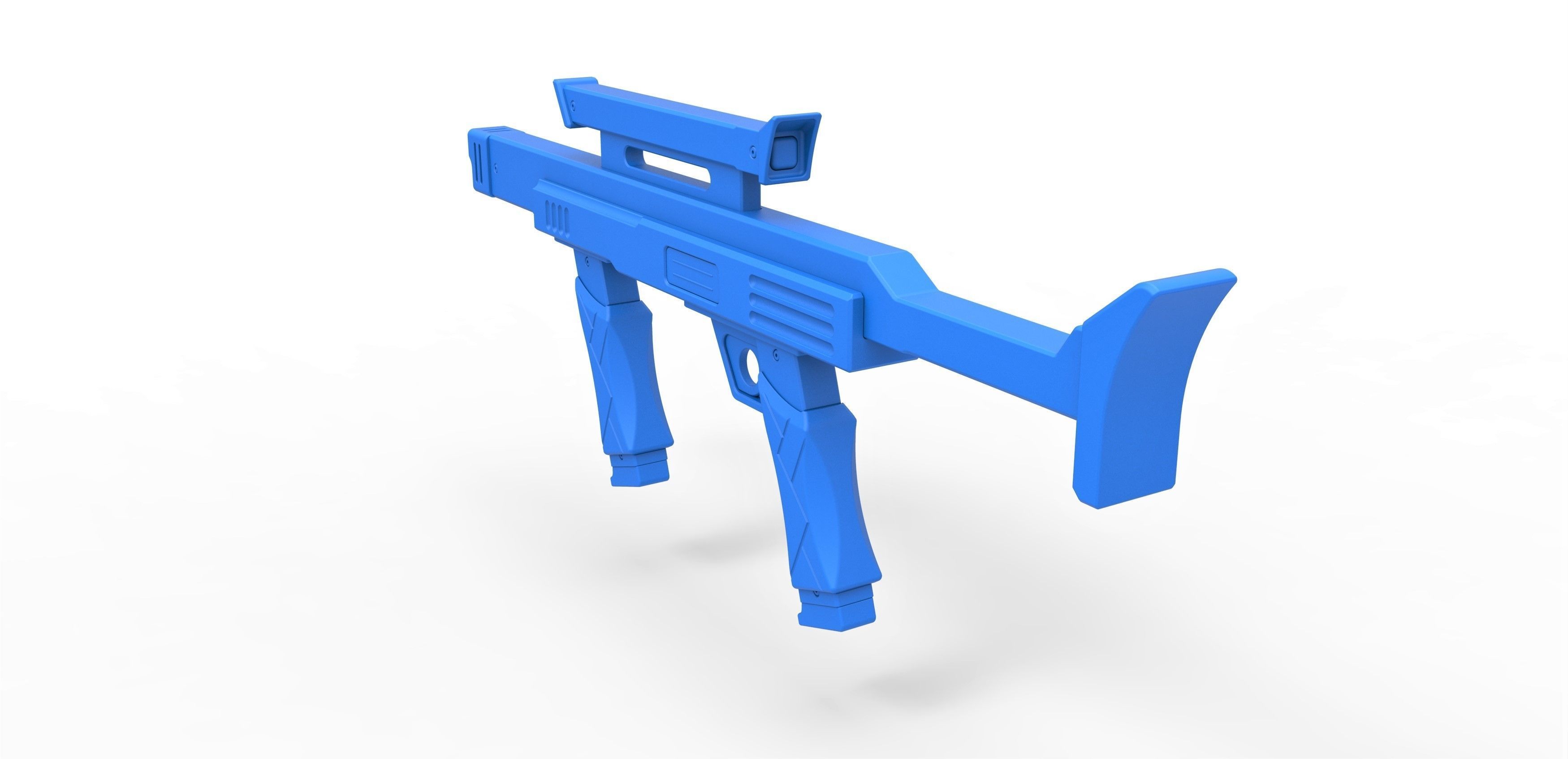 Security blaster rifle from the movie Lost in space 1998 3D model_20