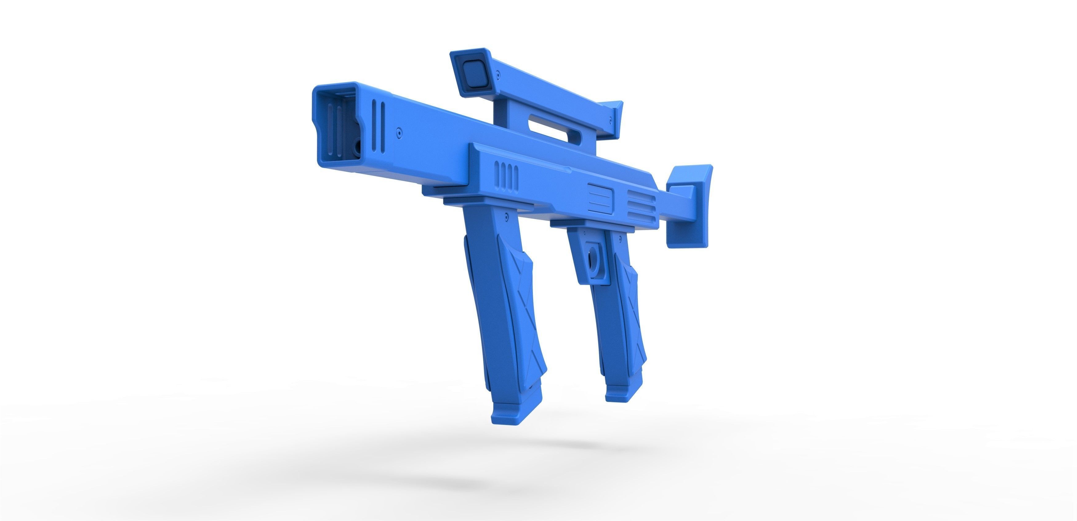 Security blaster rifle from the movie Lost in space 1998 3D model_14