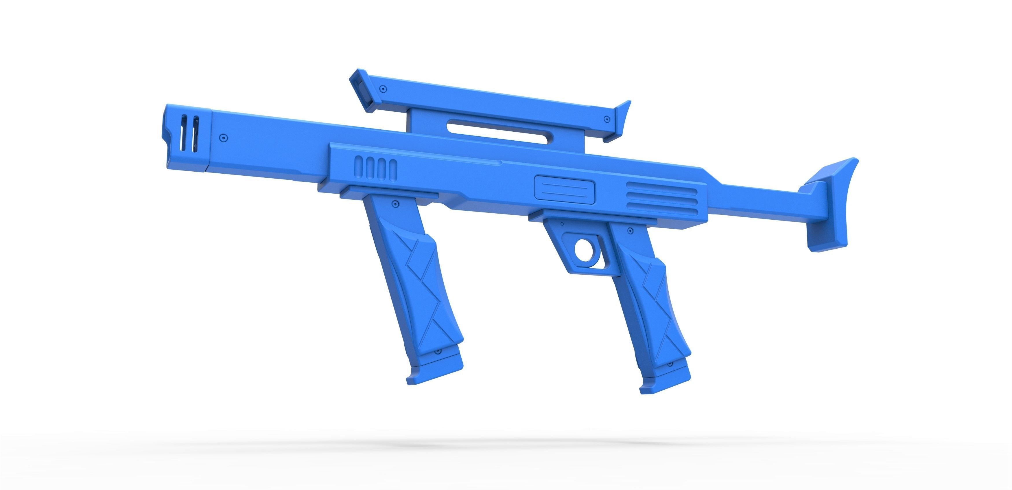 Security blaster rifle from the movie Lost in space 1998 3D model_12