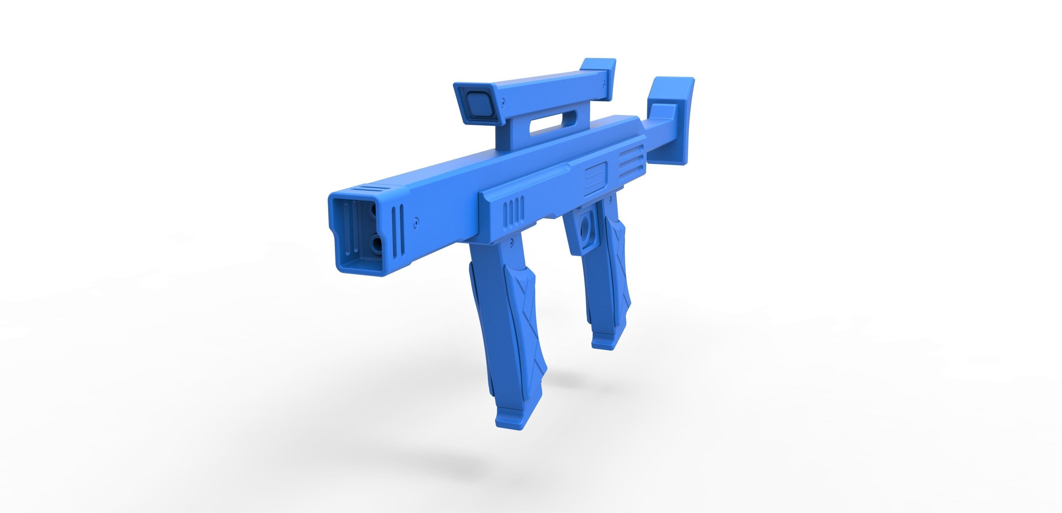 Security blaster rifle from the movie Lost in space 1998 3D model_13