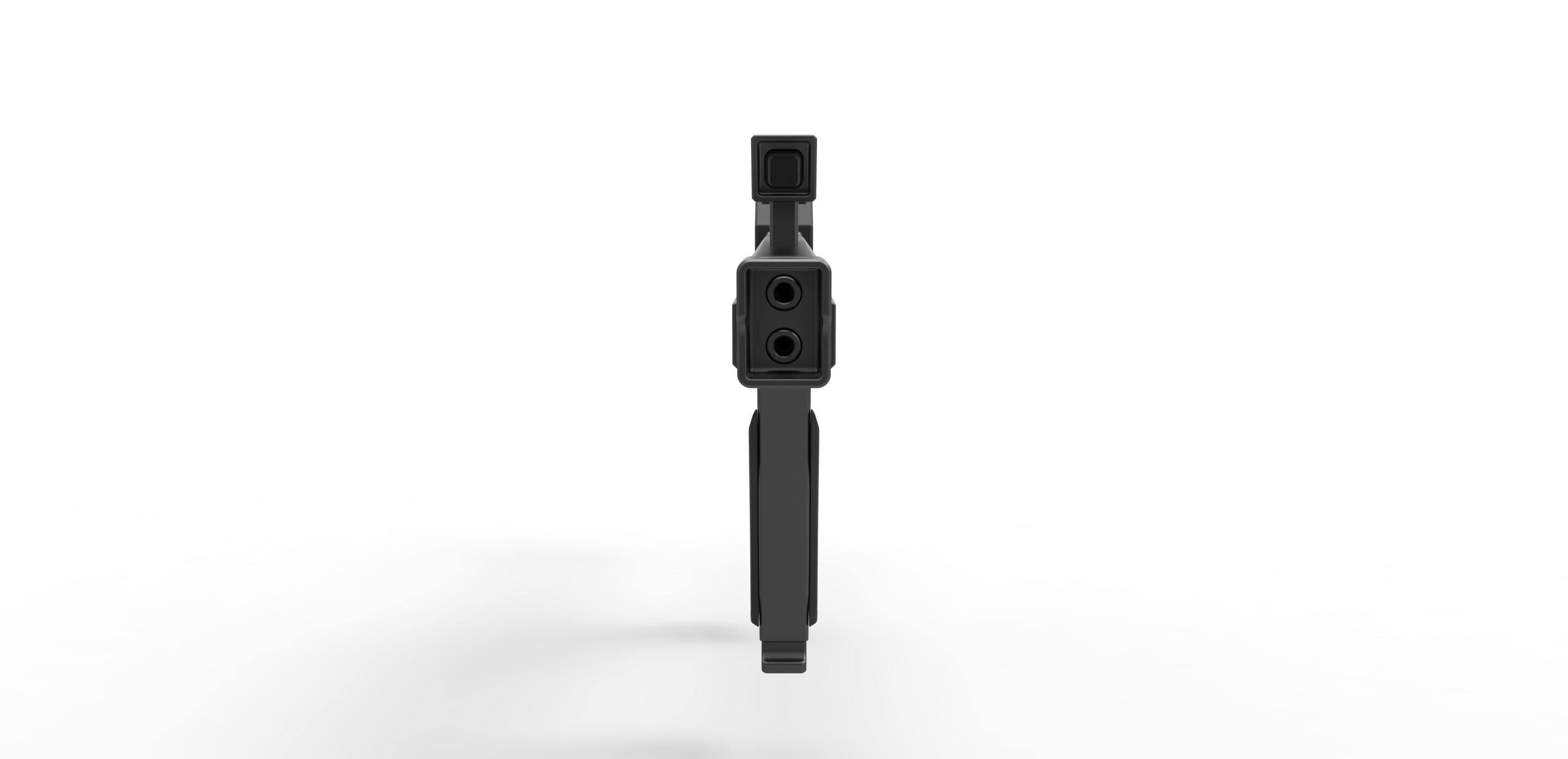 Security blaster rifle from the movie Lost in space 1998 3D model_4