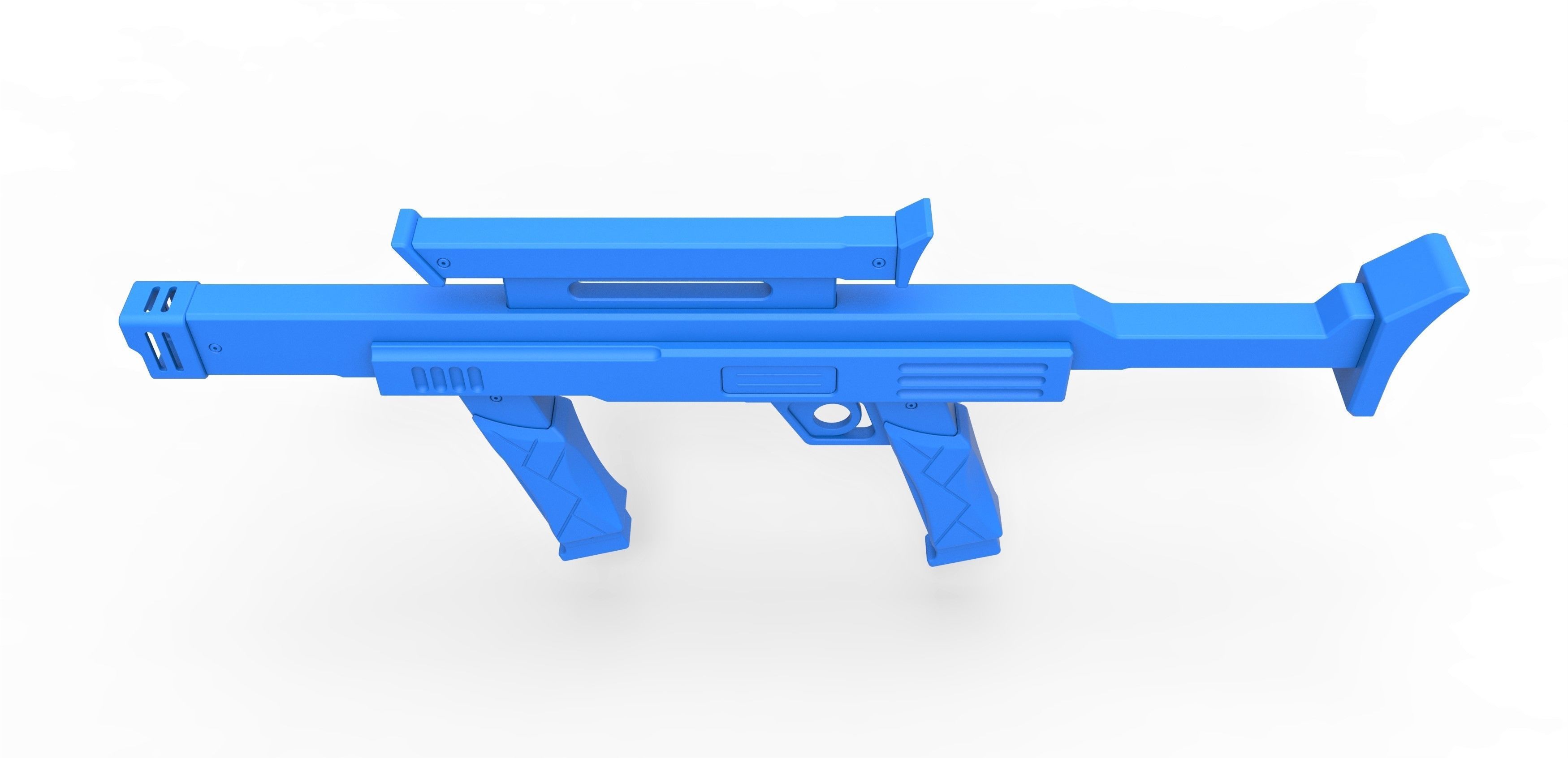 Security blaster rifle from the movie Lost in space 1998 3D model_17