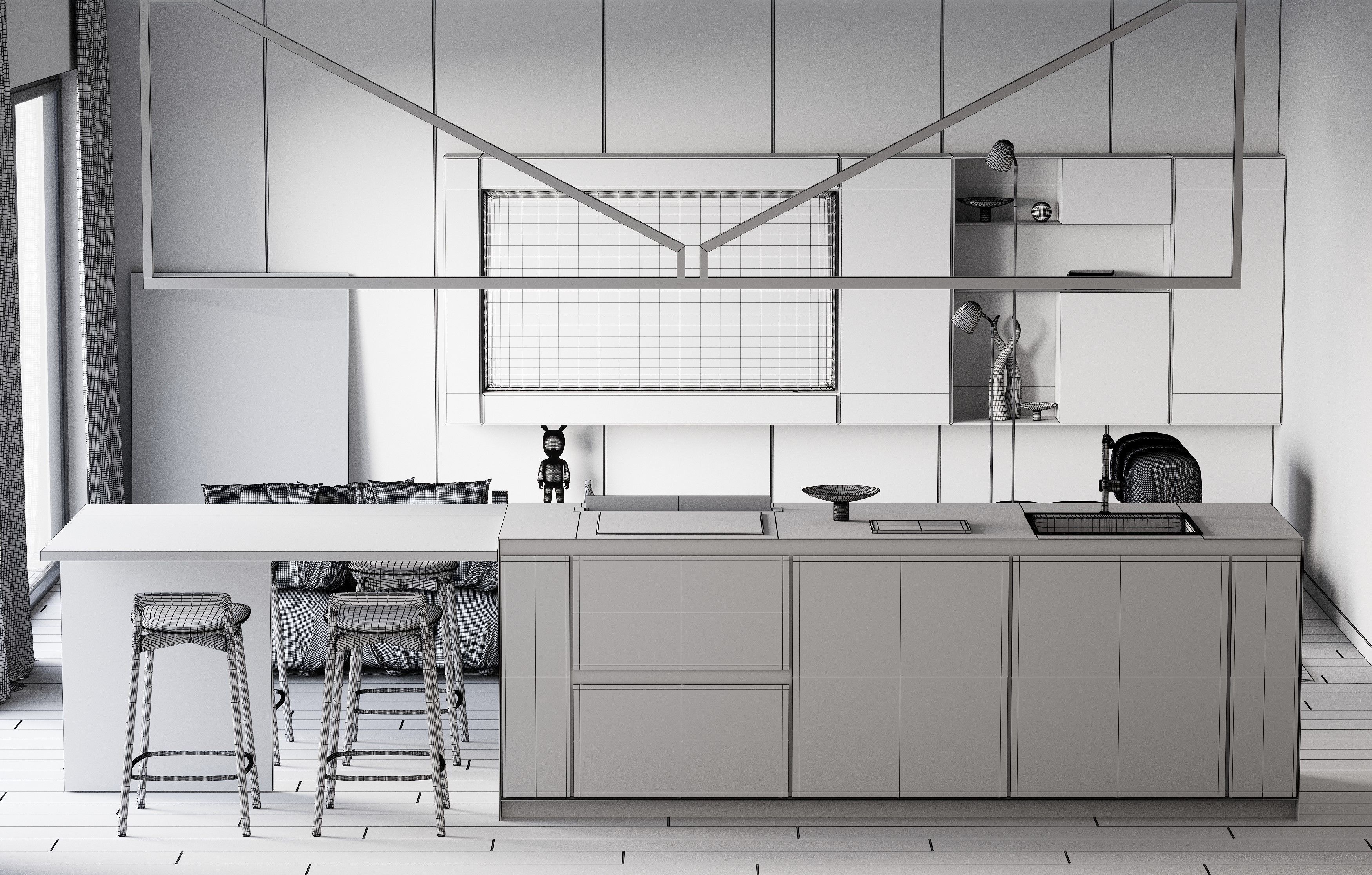 modern interior bb 3D model_9