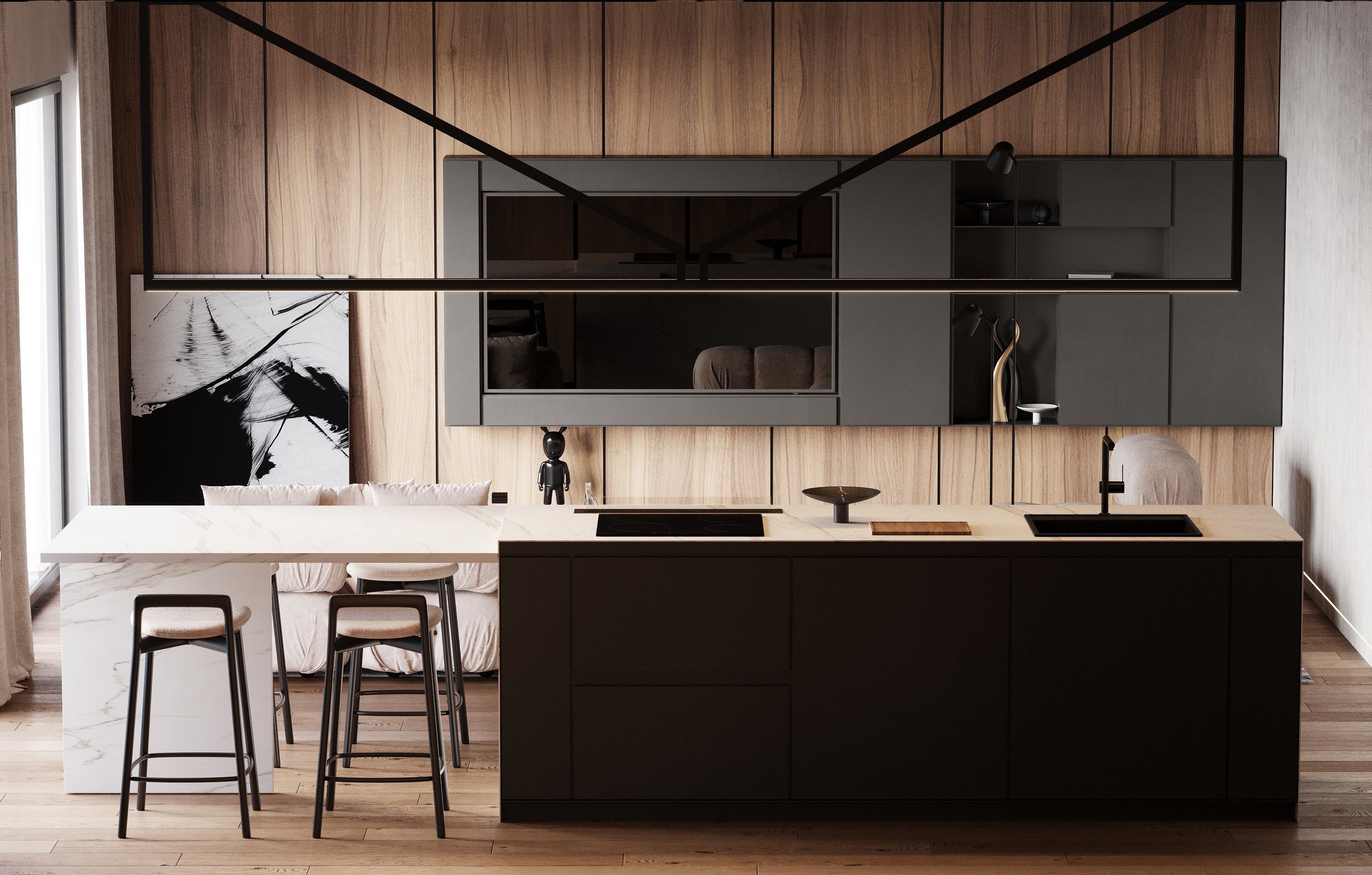 modern interior bb 3D model_2