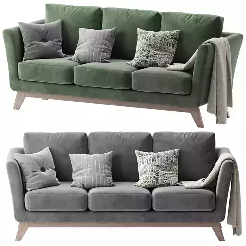 Sofa Dublin-3 Dusty Blue