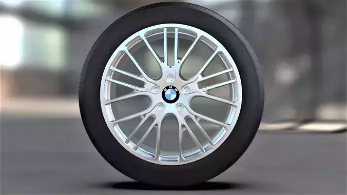 Car wheel Free 3D model