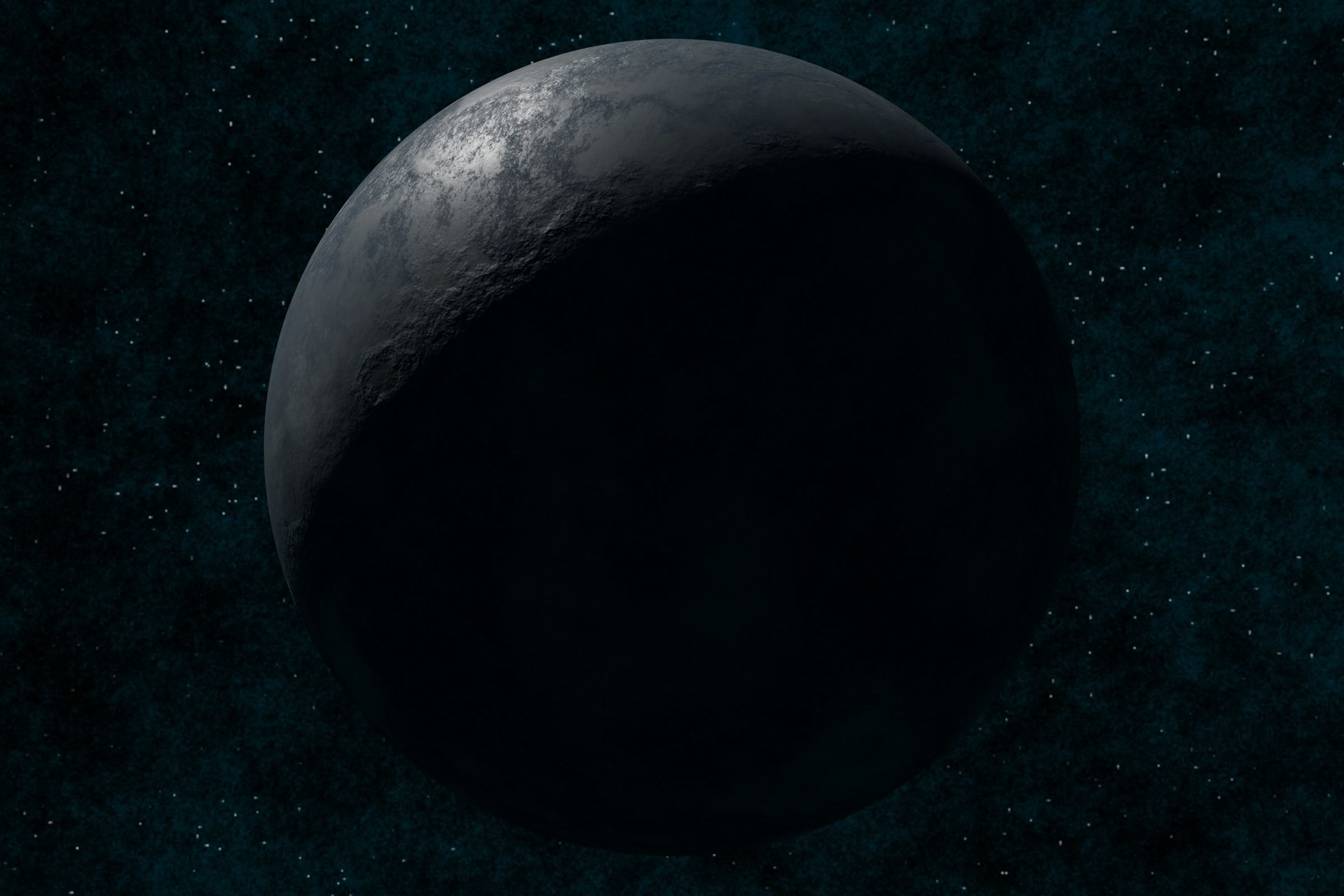 Ice planet 002-alfa Low-poly 3D model_8